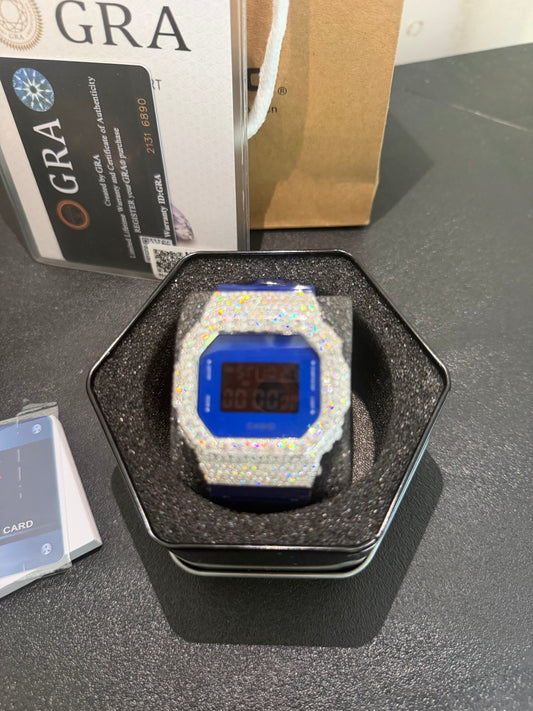 Blue Iced G Shock