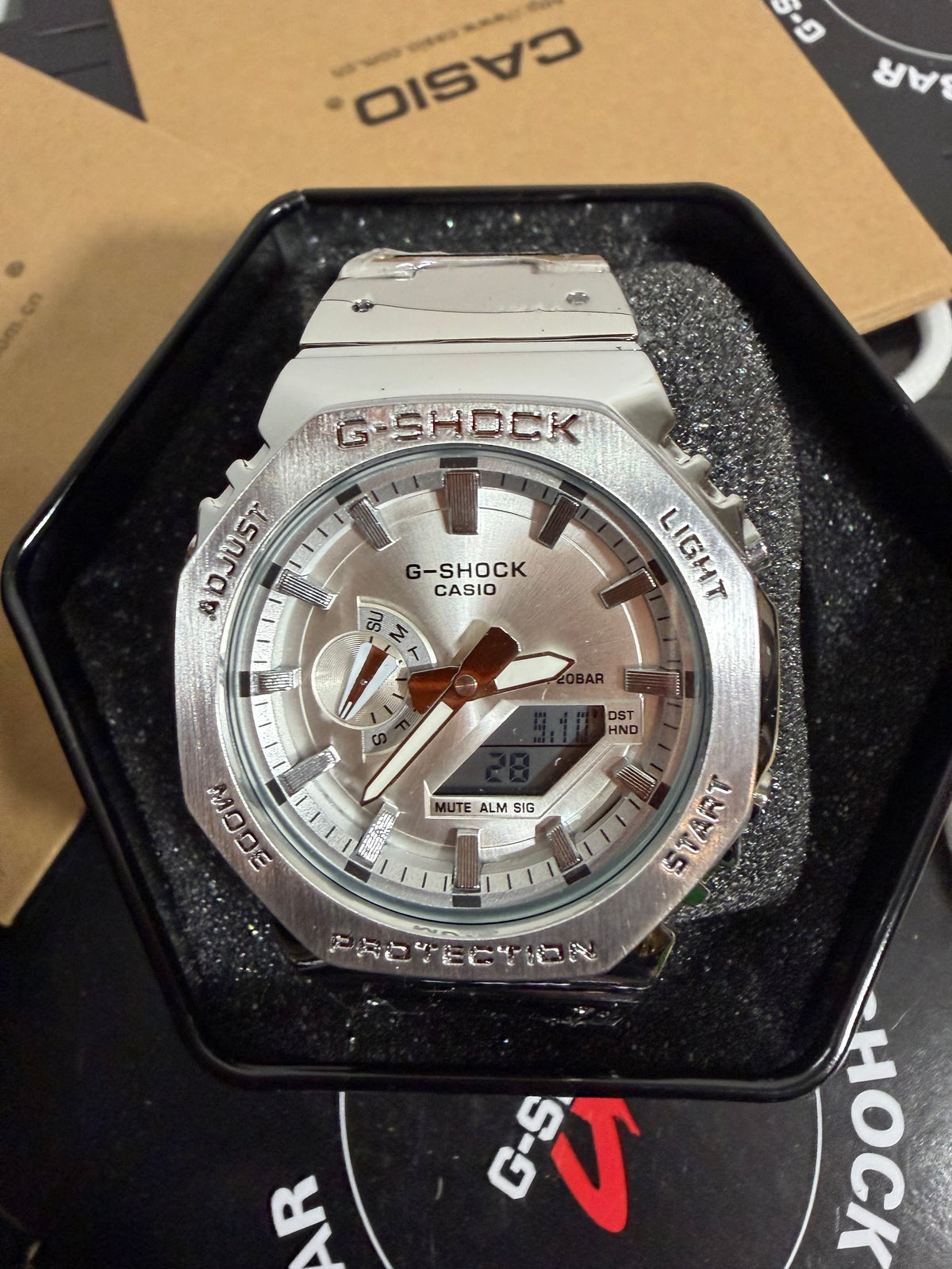 All Silver G Steel
