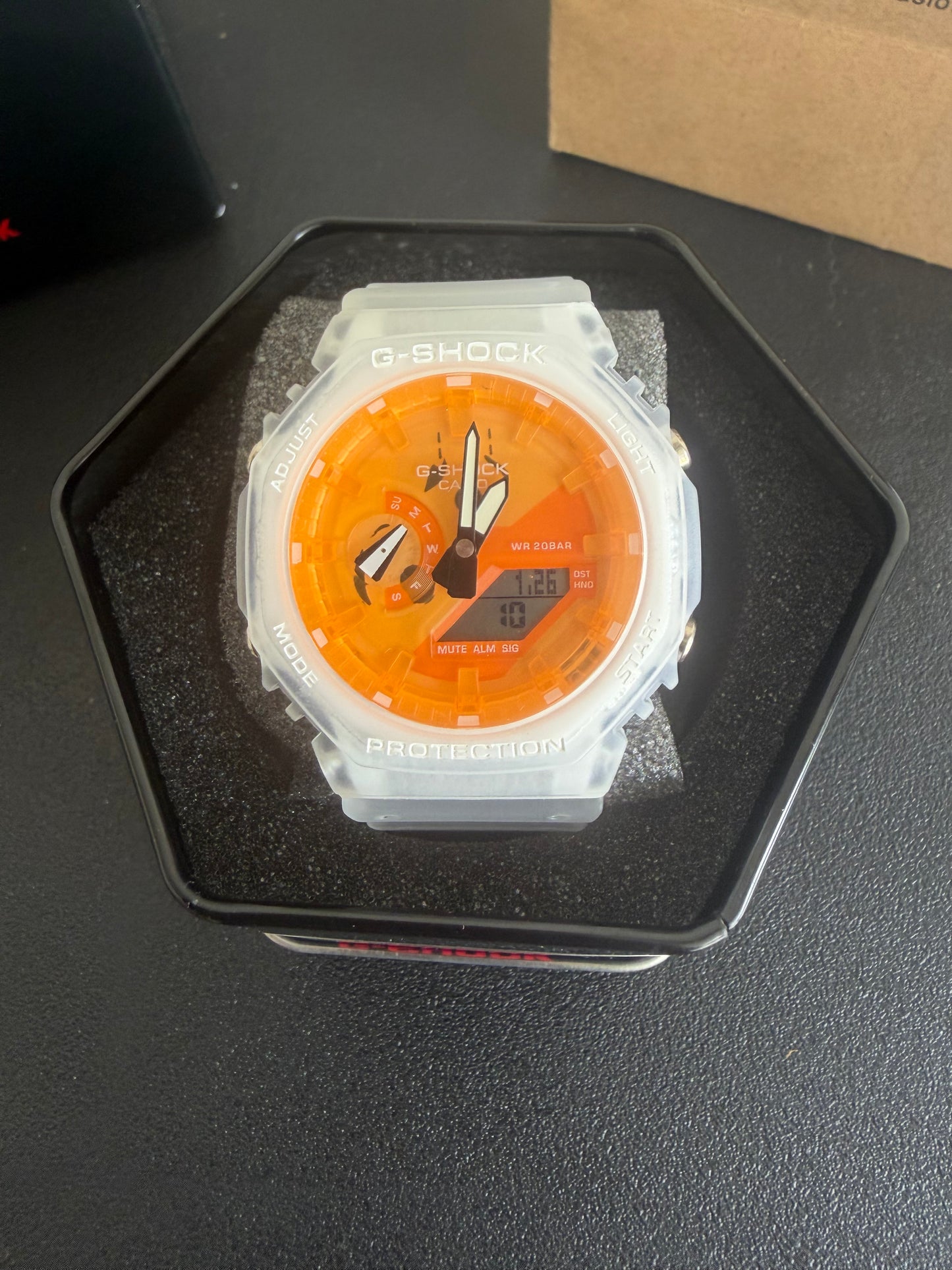 Orange x White G