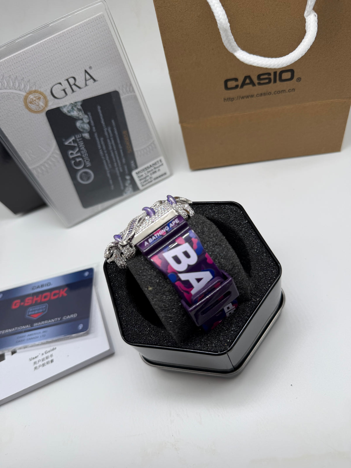 Bape Iced G Shock