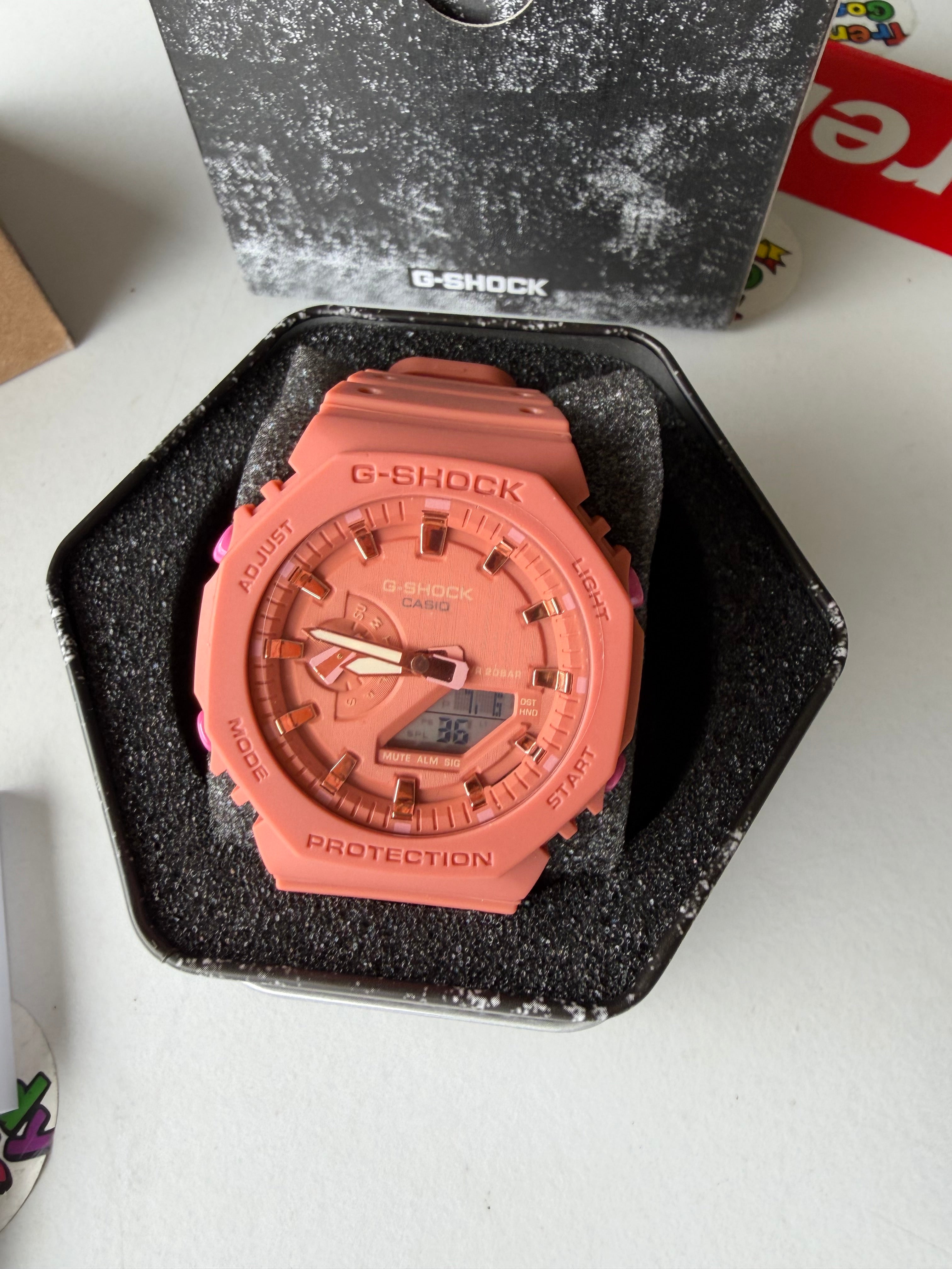 Salmon Pink G Shock