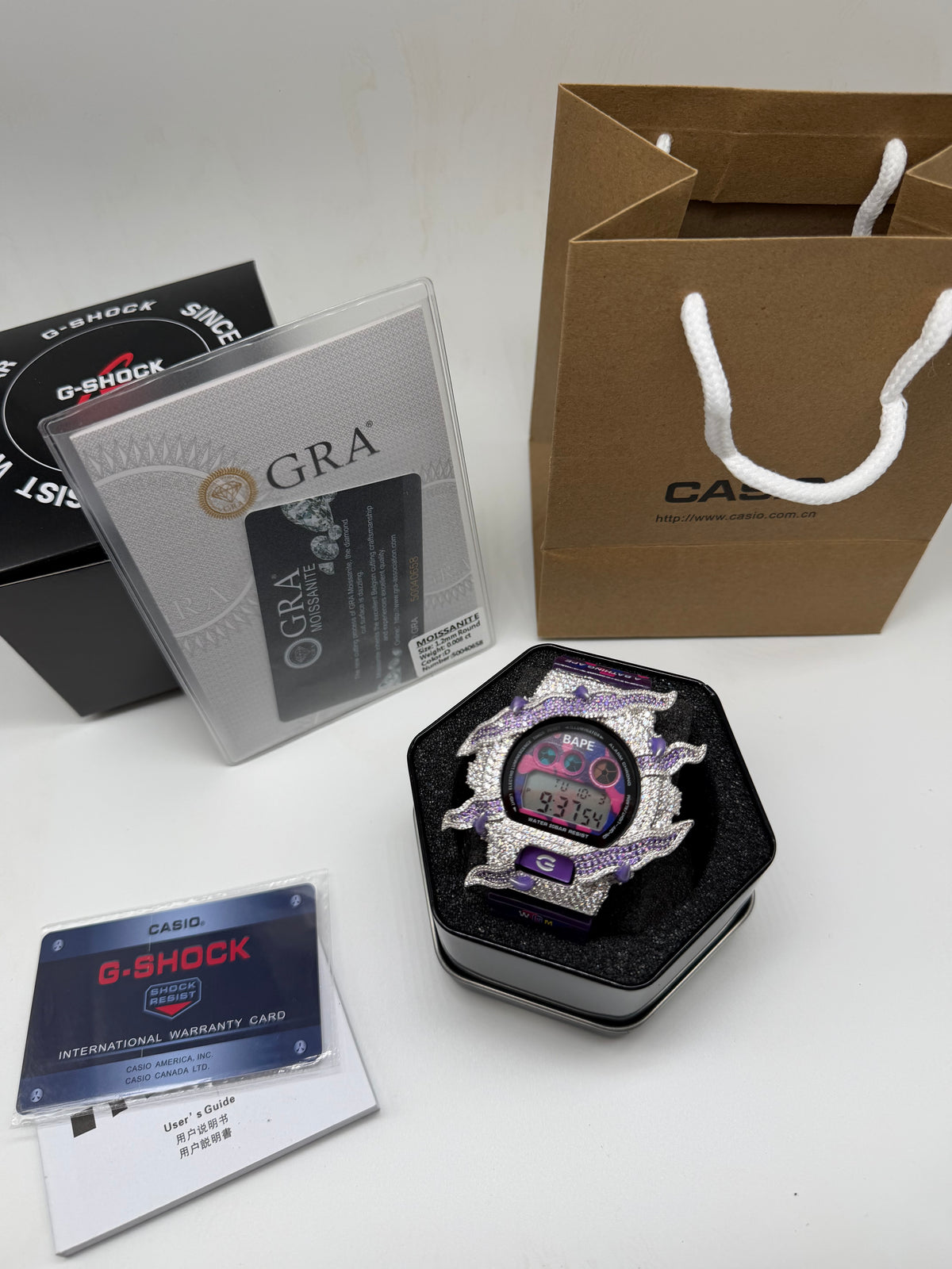 Bape Iced G Shock