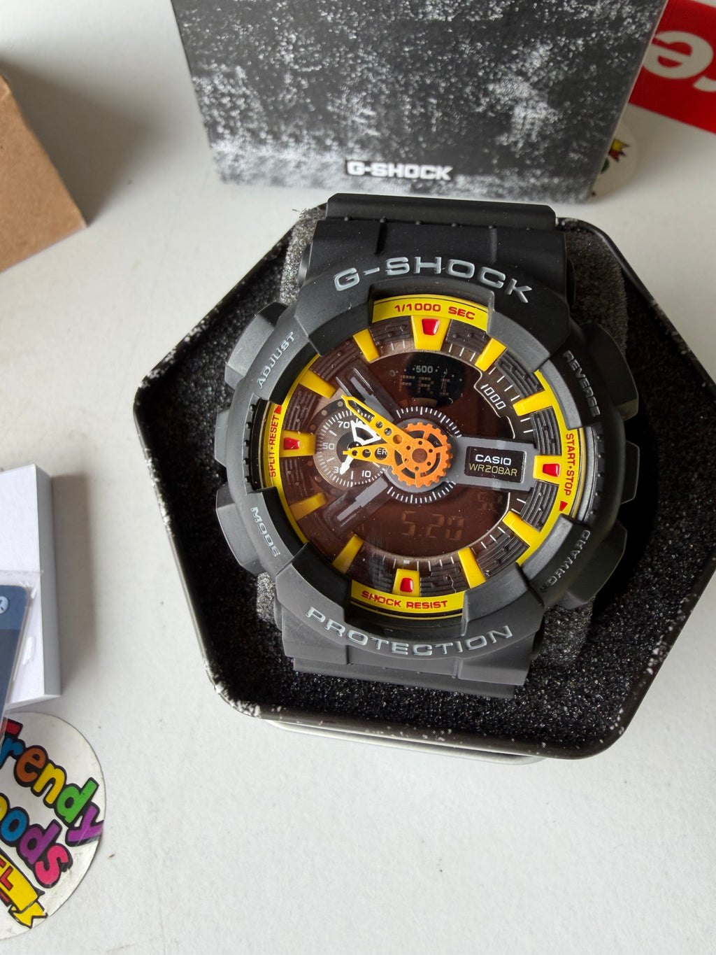 Black n Yellow G Shock