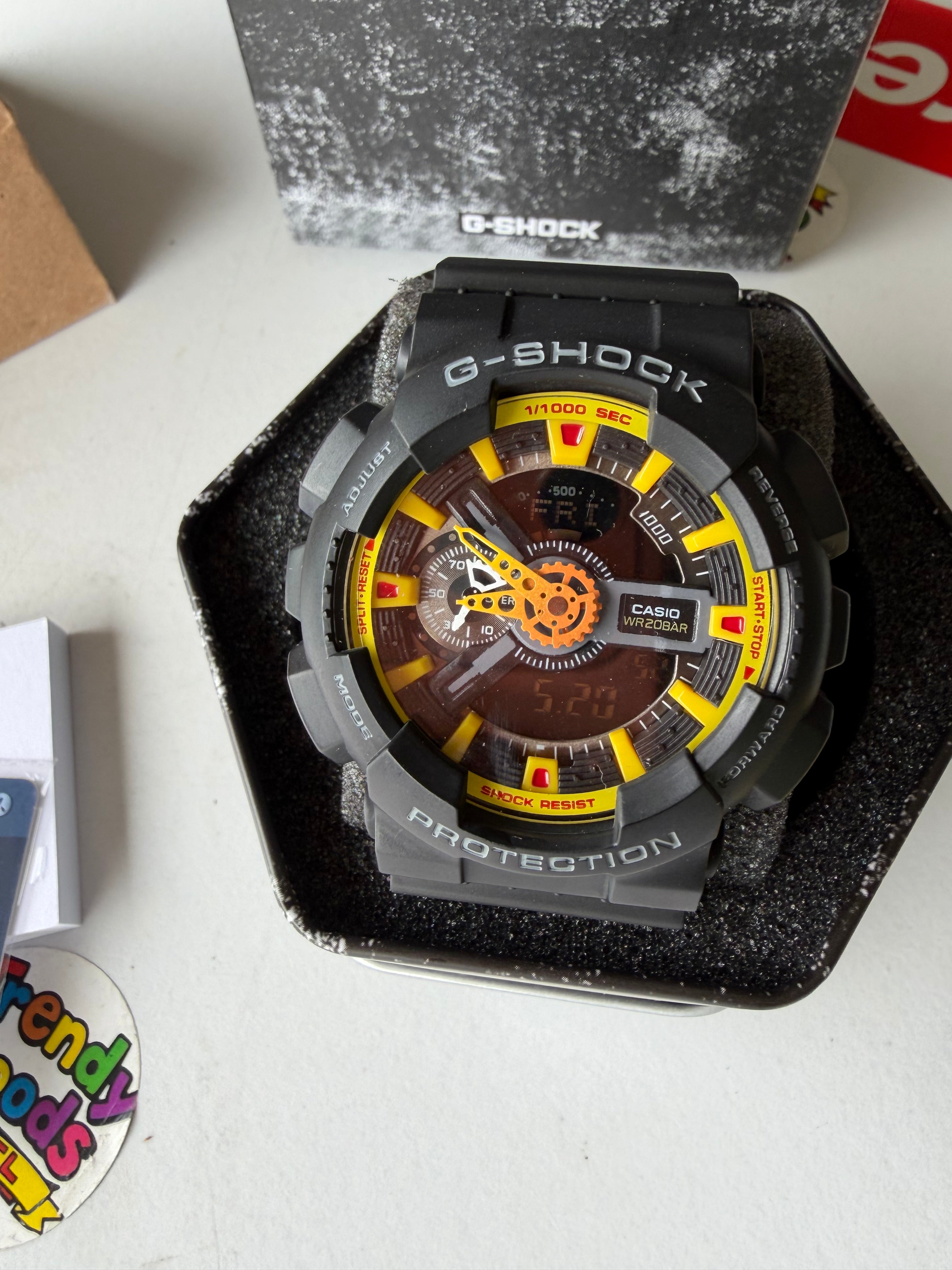 Black n Yellow G Shock