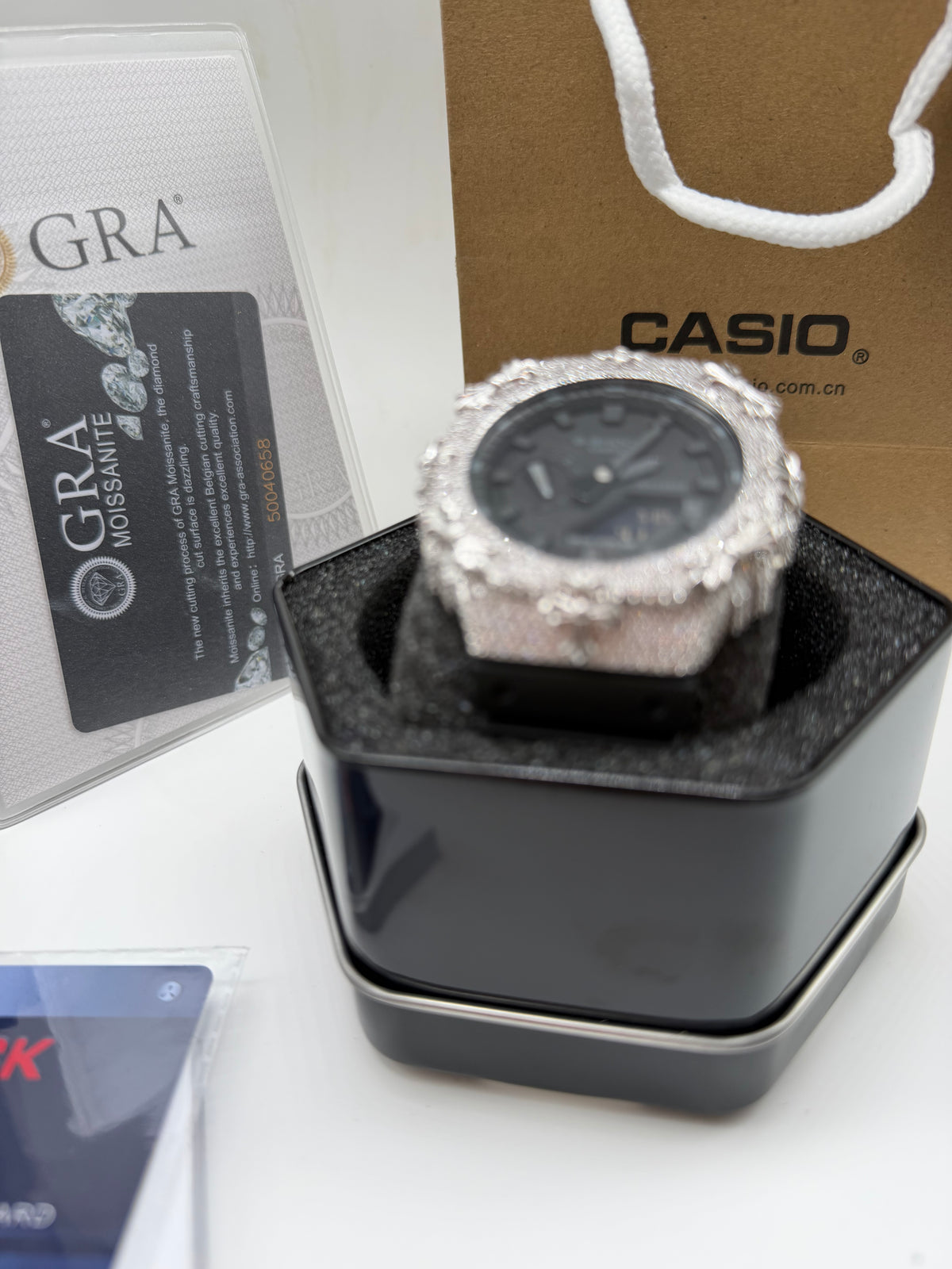 Black Chrome Iced G Shock