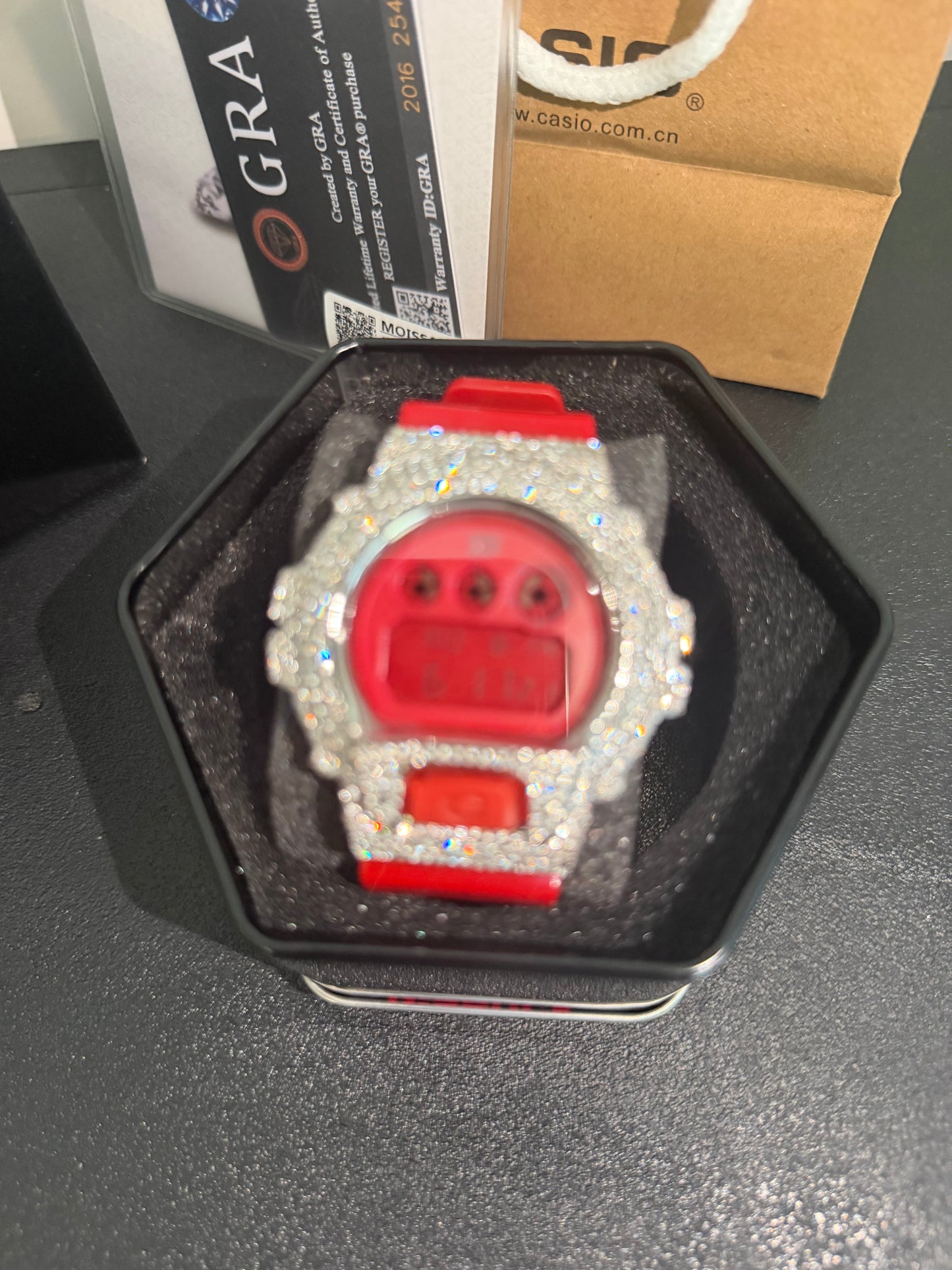 Red Iced G Shock