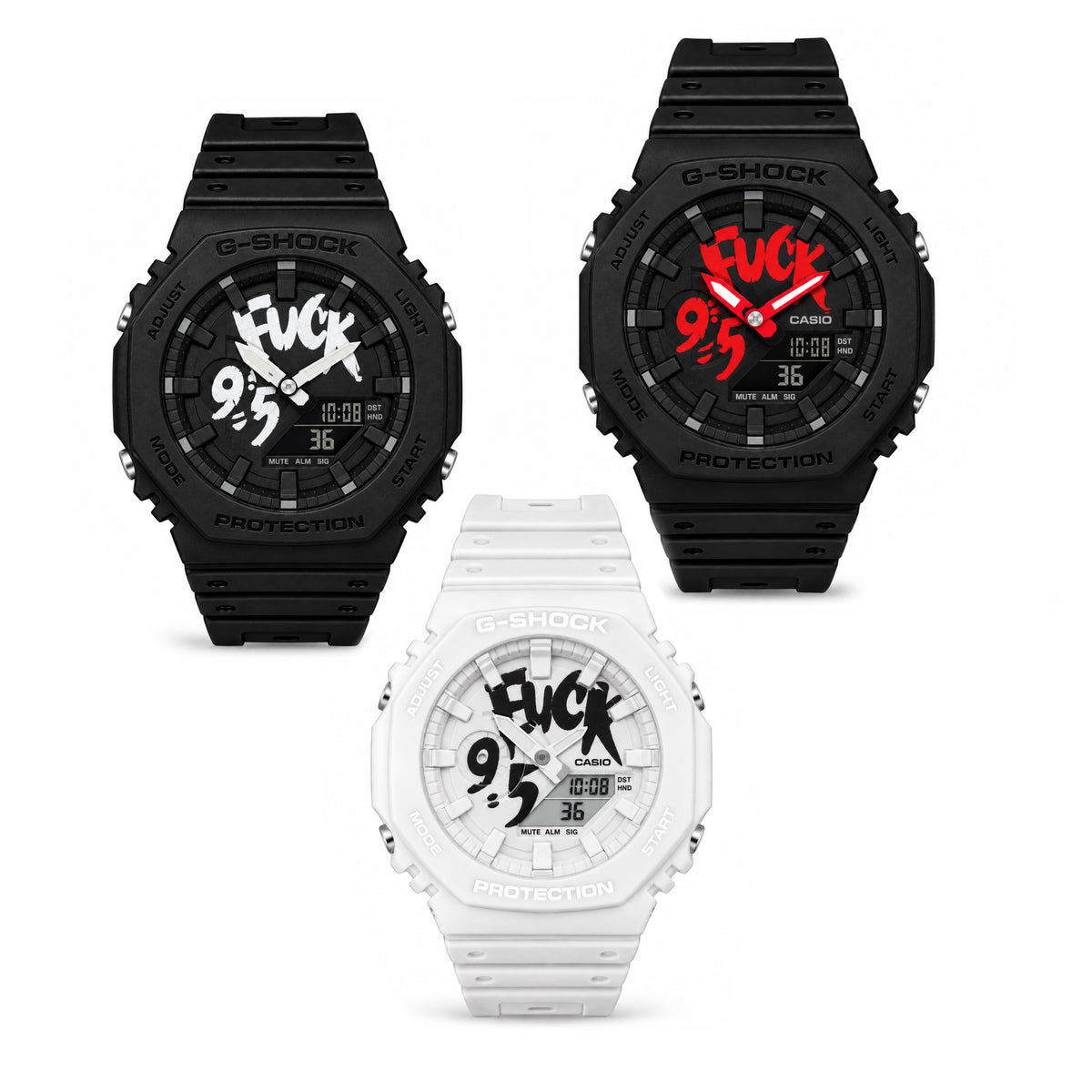 Custom “F**ck 9-5” G Shock