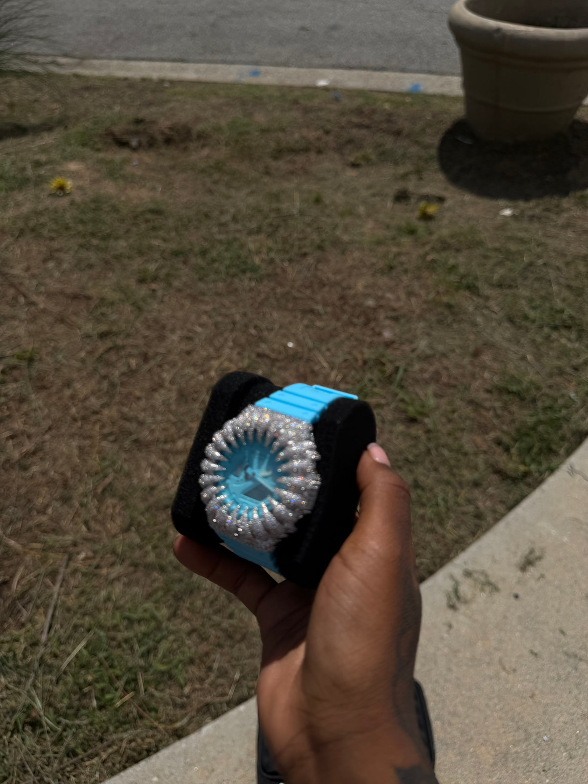 BLUE ICED G SHOCK