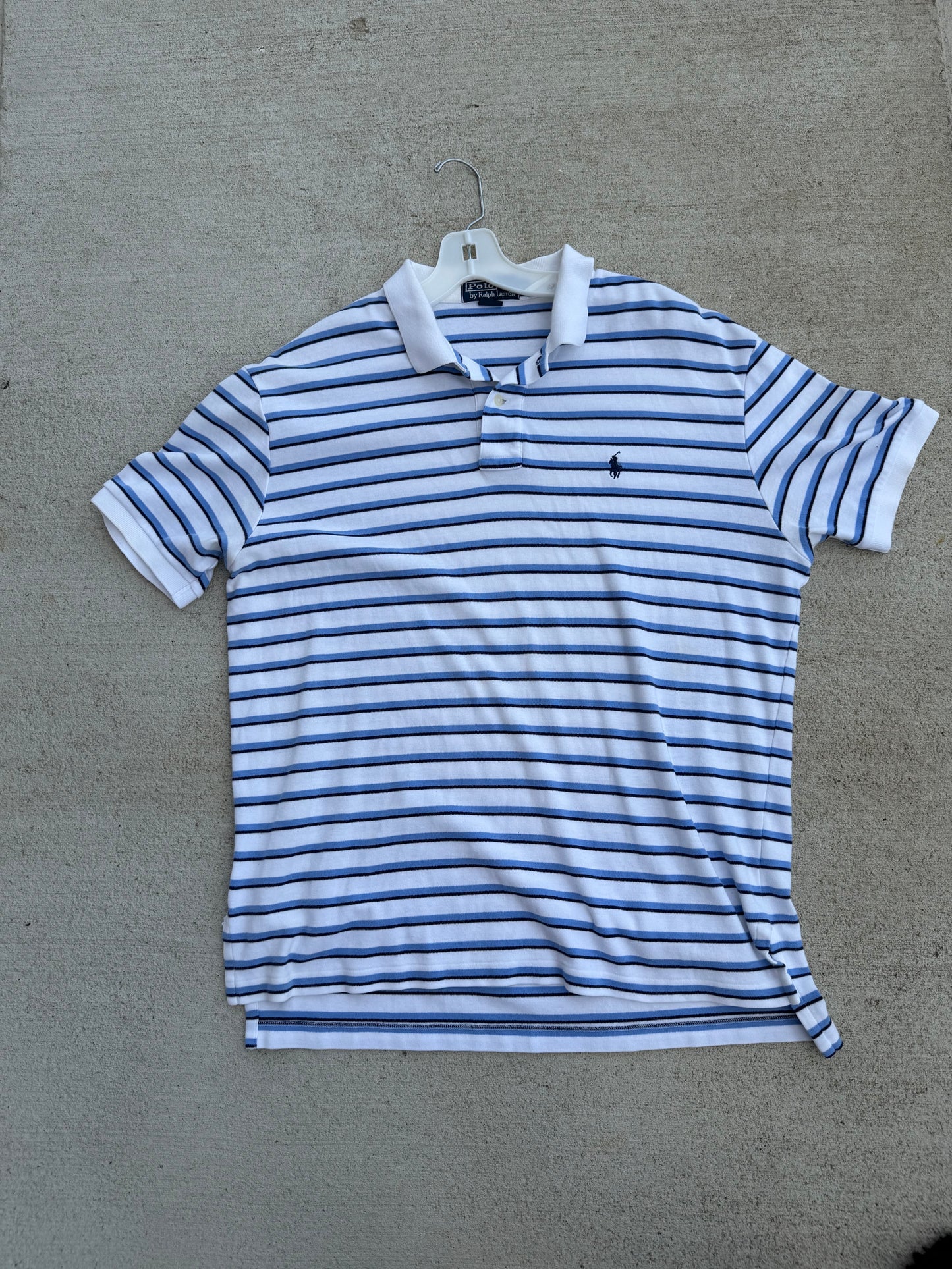 Vtg Striped Polo