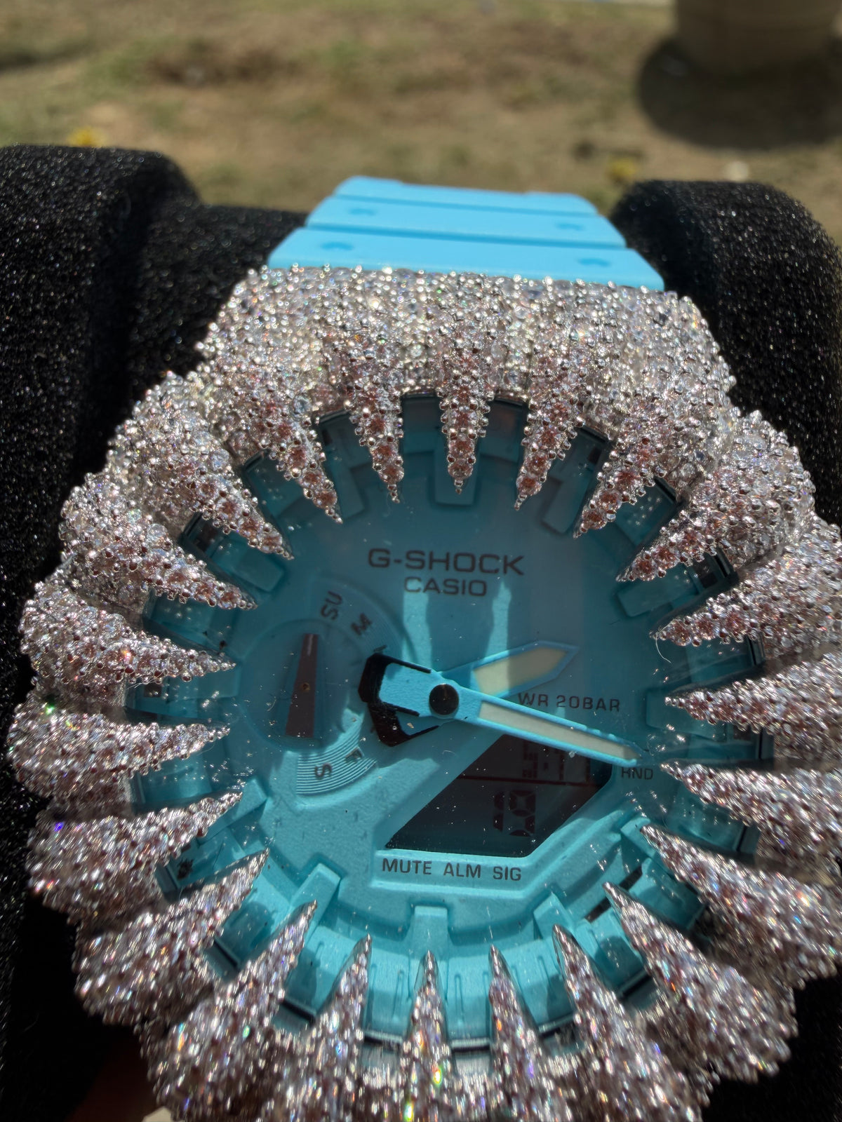 BLUE ICED G SHOCK