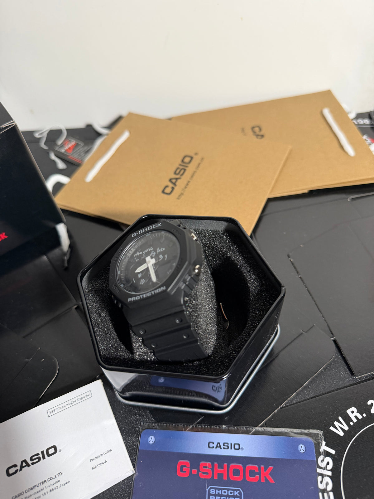 “Who Cares” G Custom Shocks