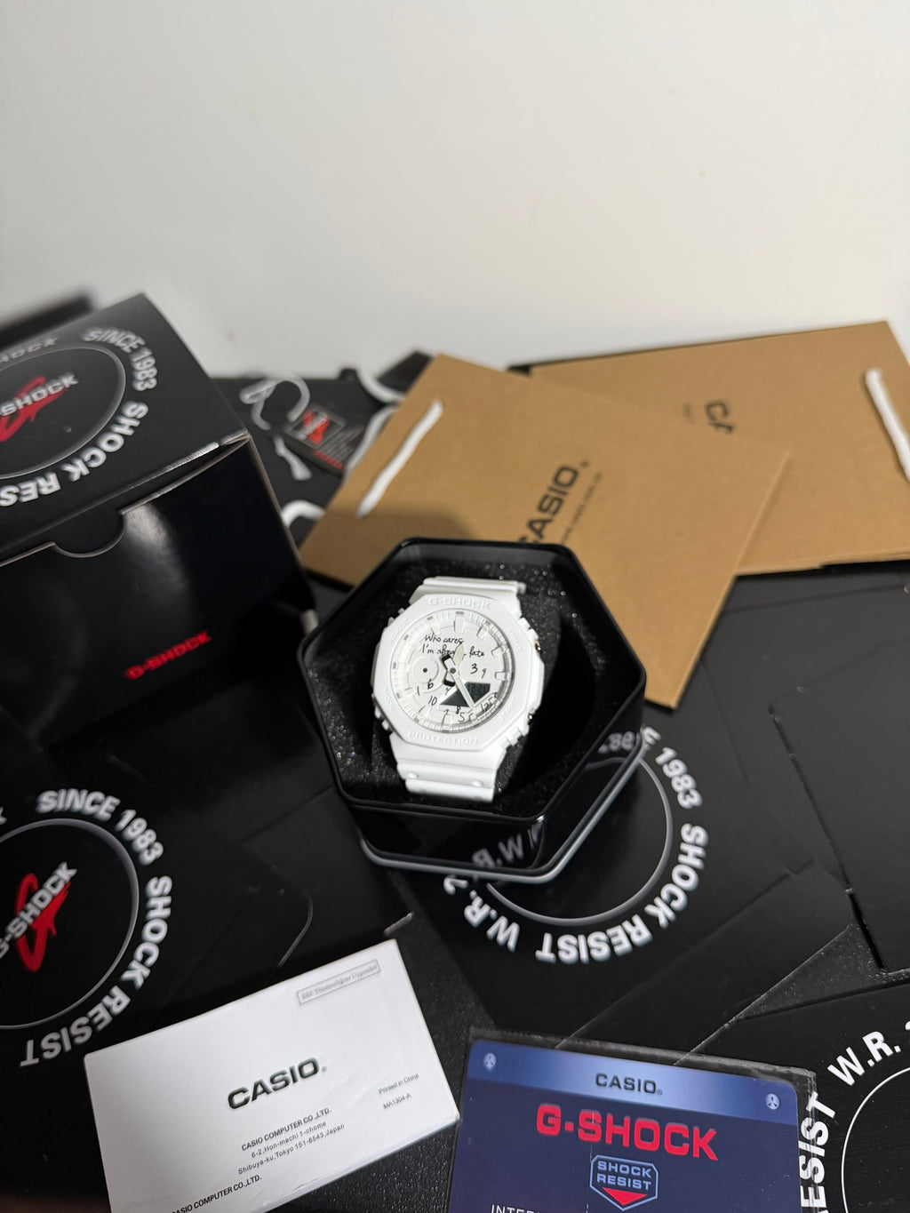 “Who Cares” G Custom Shocks