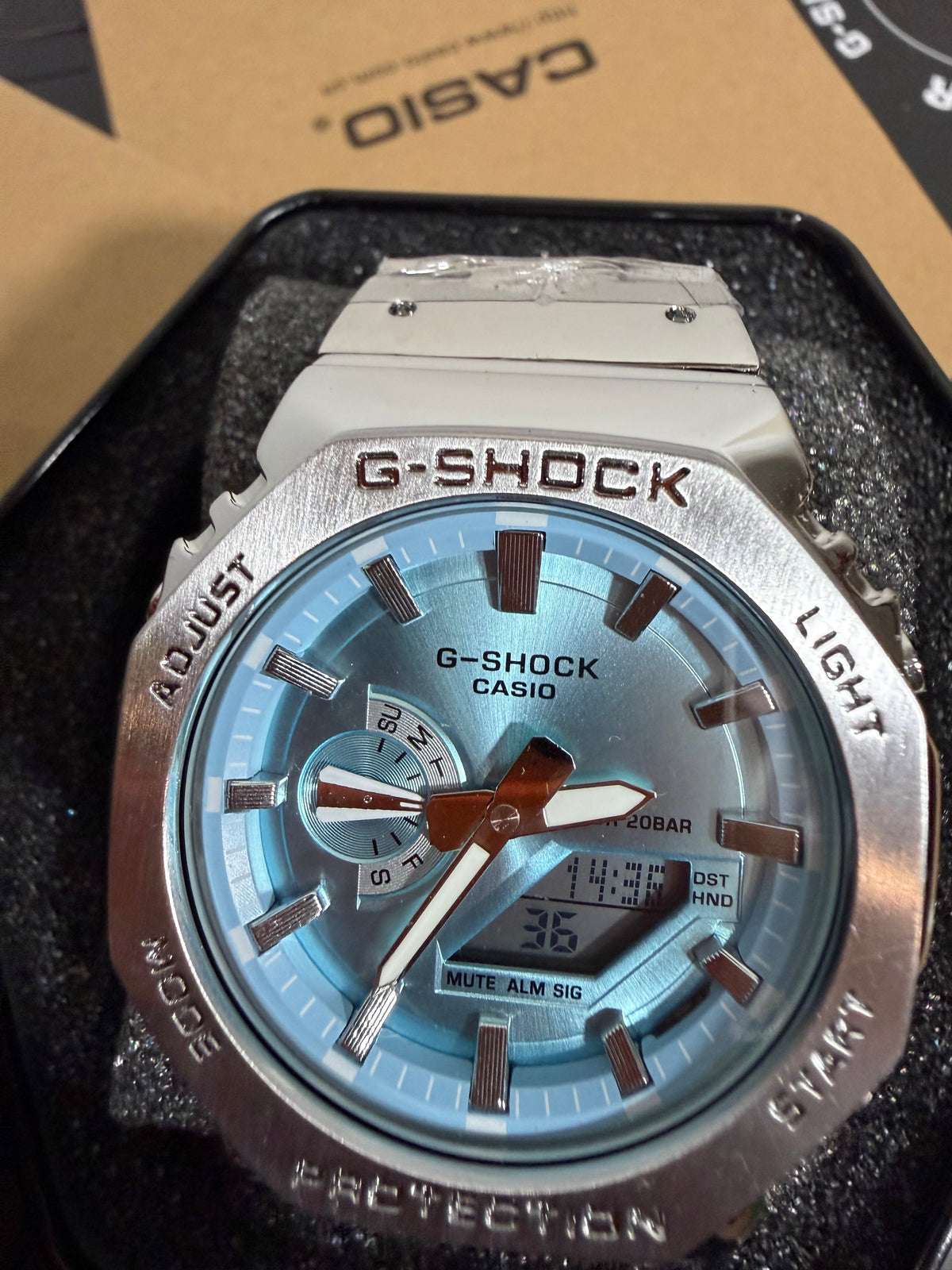 Light Blue G Steel