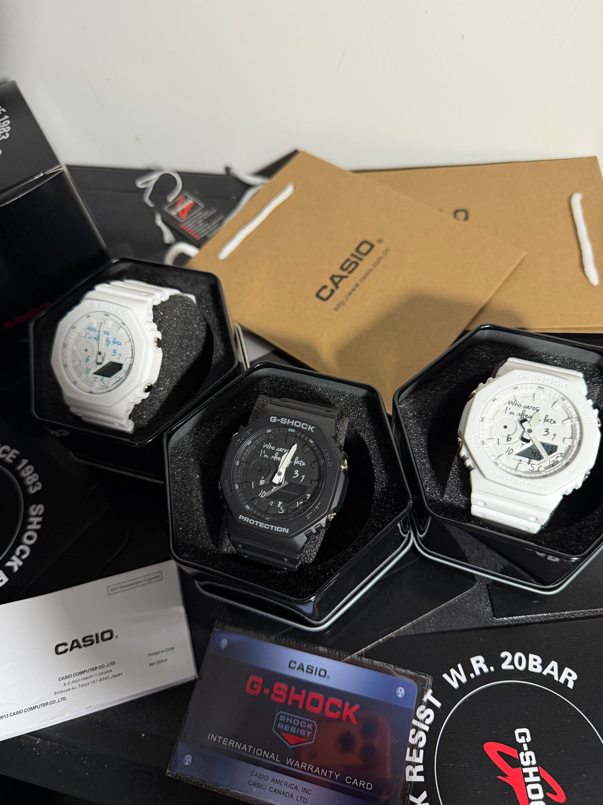 “Who Cares” G Custom Shocks