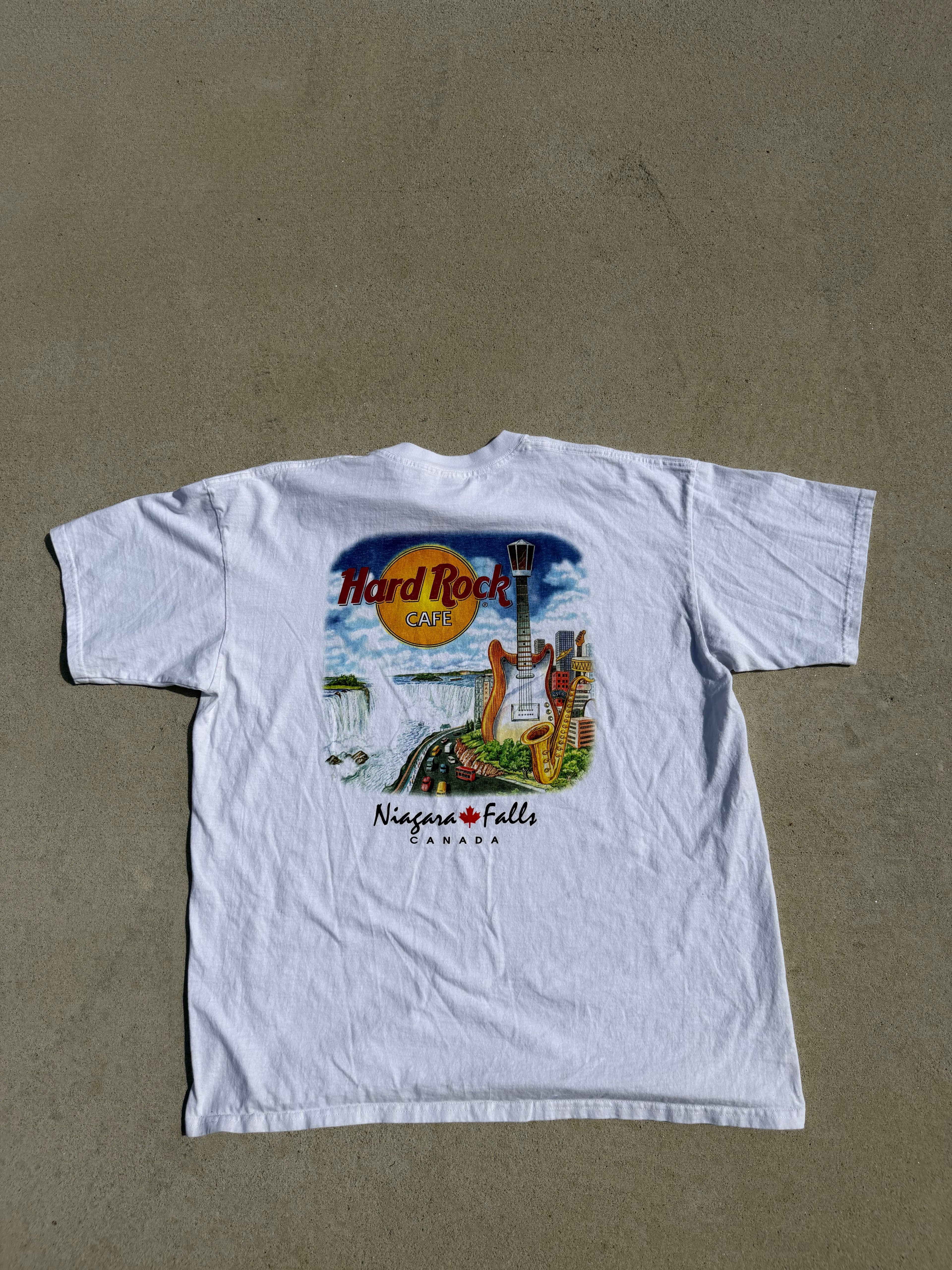 Vintage 90s Hard Rock Cafe Niagara Falls Canada T-Shirt