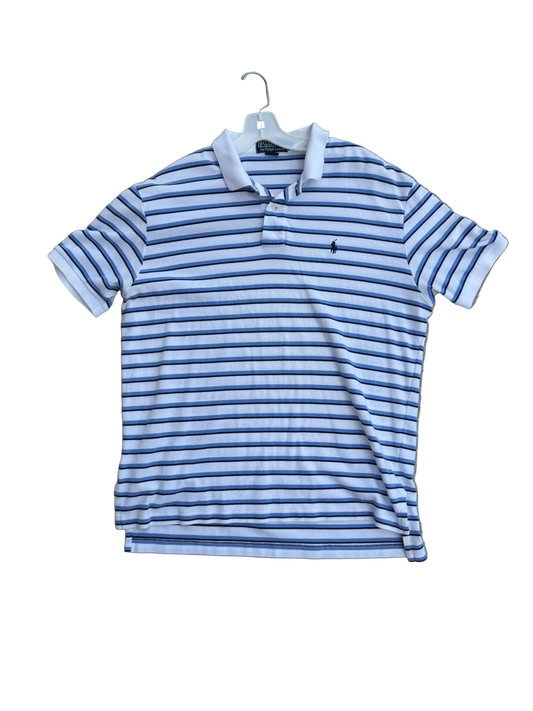 Vtg Striped Polo