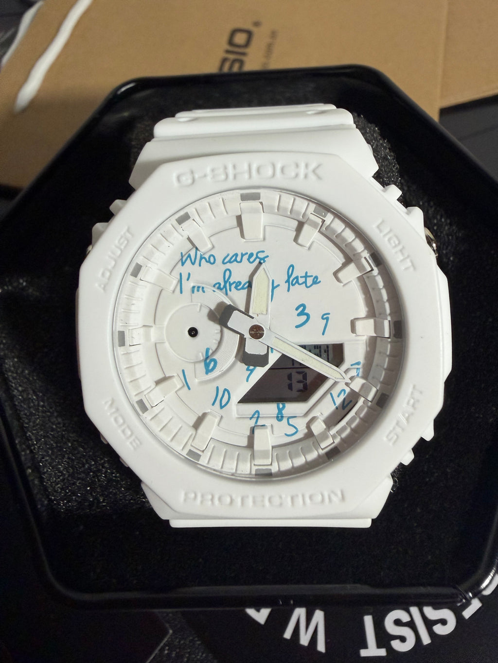 “Who Cares” G Custom Shocks