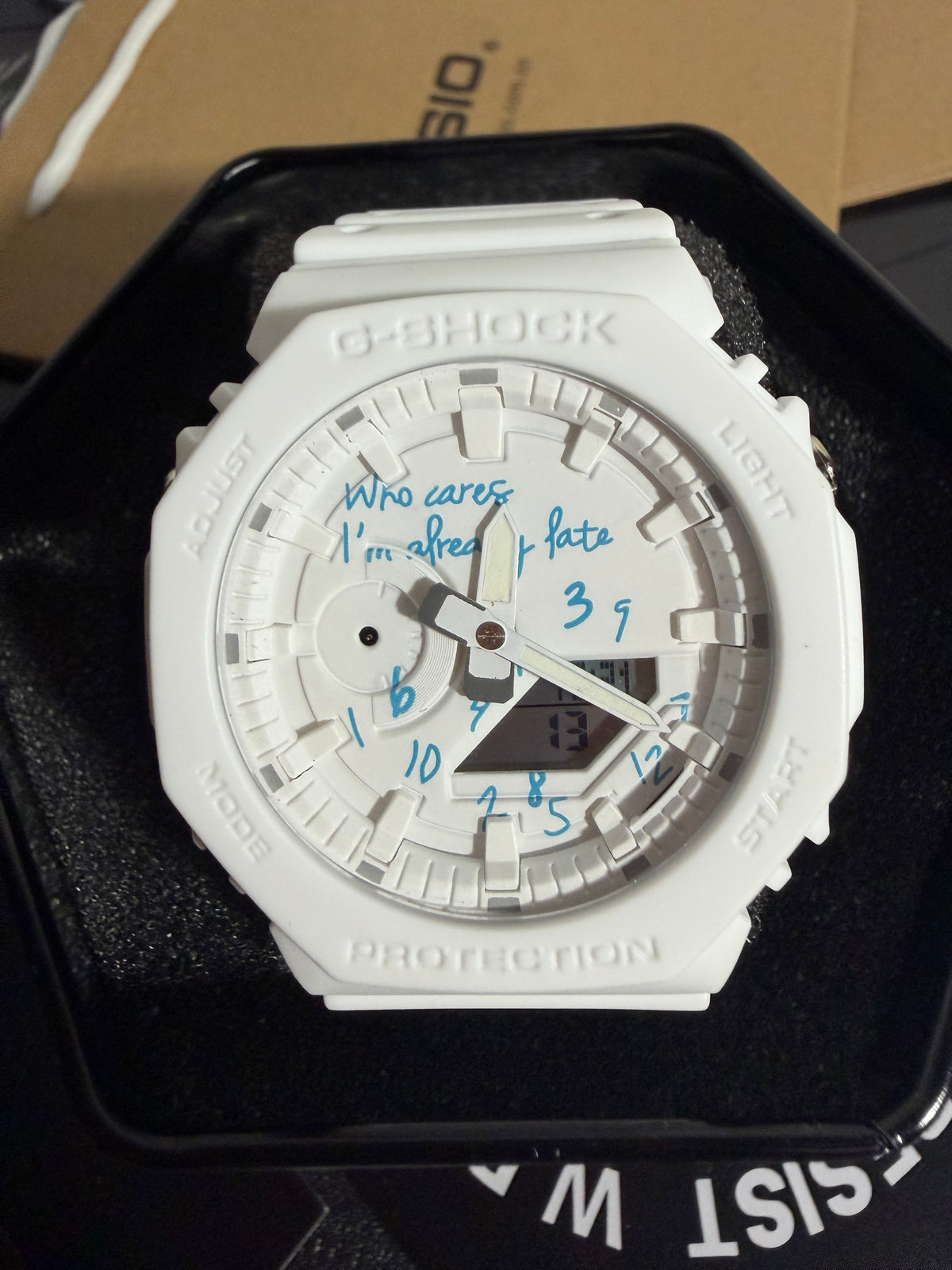 “Who Cares” G Custom Shocks