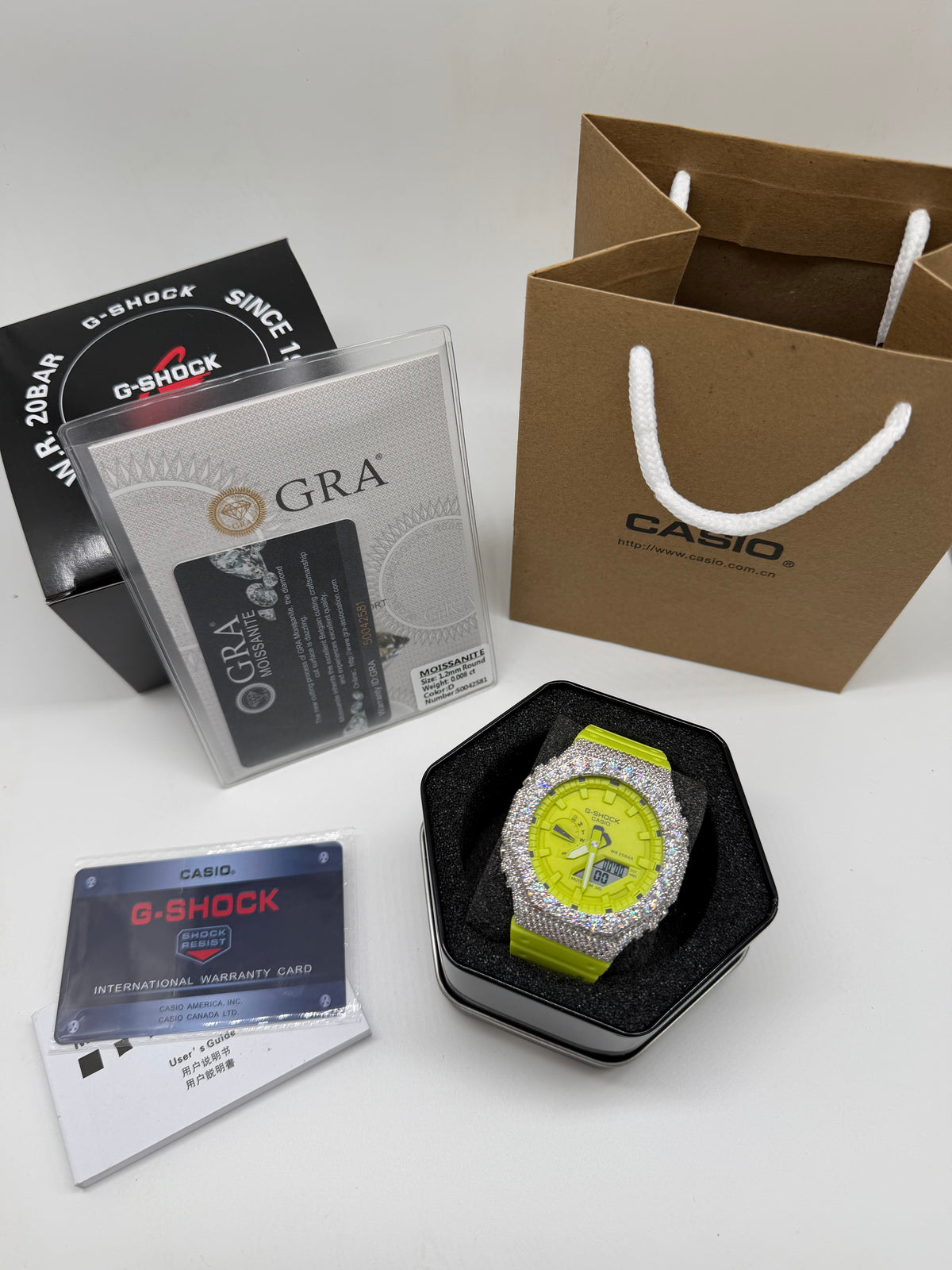 Lime Iced G Shock