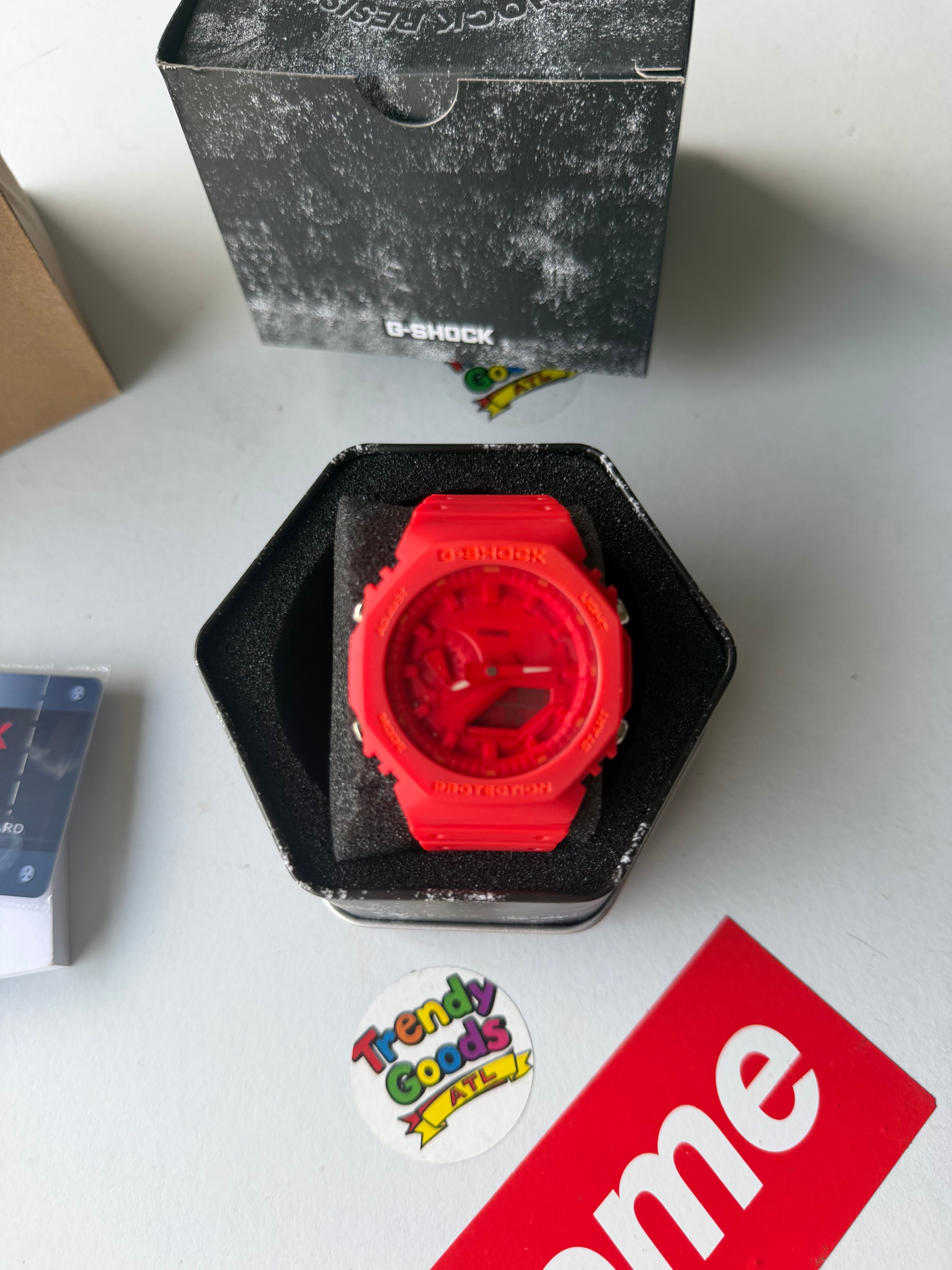 All Red G Shock