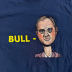 Funny "BULL-" Caricature Port & Company All-American Tee Made in USA