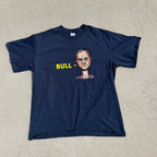 Funny "BULL-" Caricature Port & Company All-American Tee Made in USA