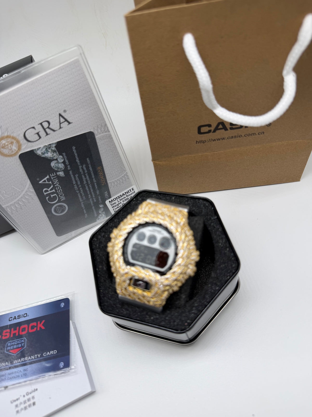 Chrome Iced G Shock