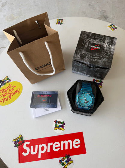 Blue Transparent G Shock