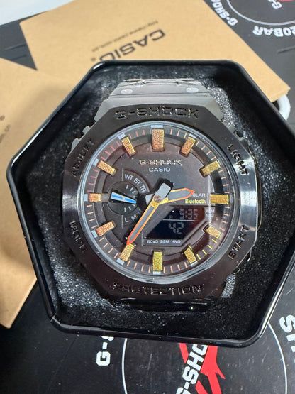 Black W Orange