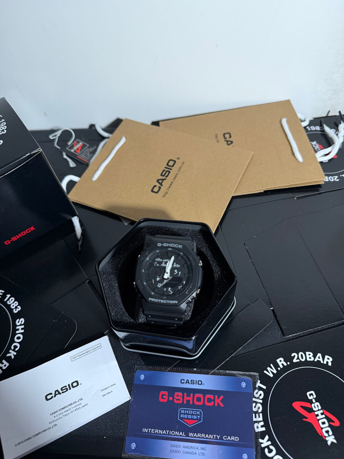 “Who Cares” G Custom Shocks