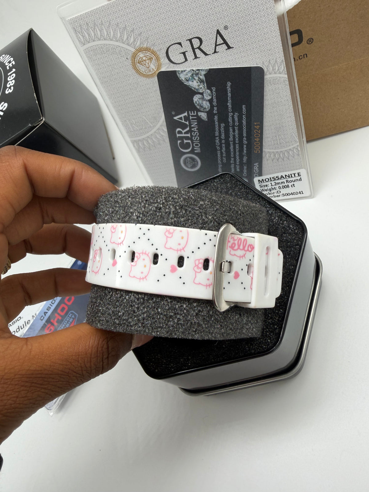 Hello Kitty Iced G Shock
