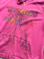 Pink Trendy Thermal hoodie