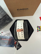 White multi color G