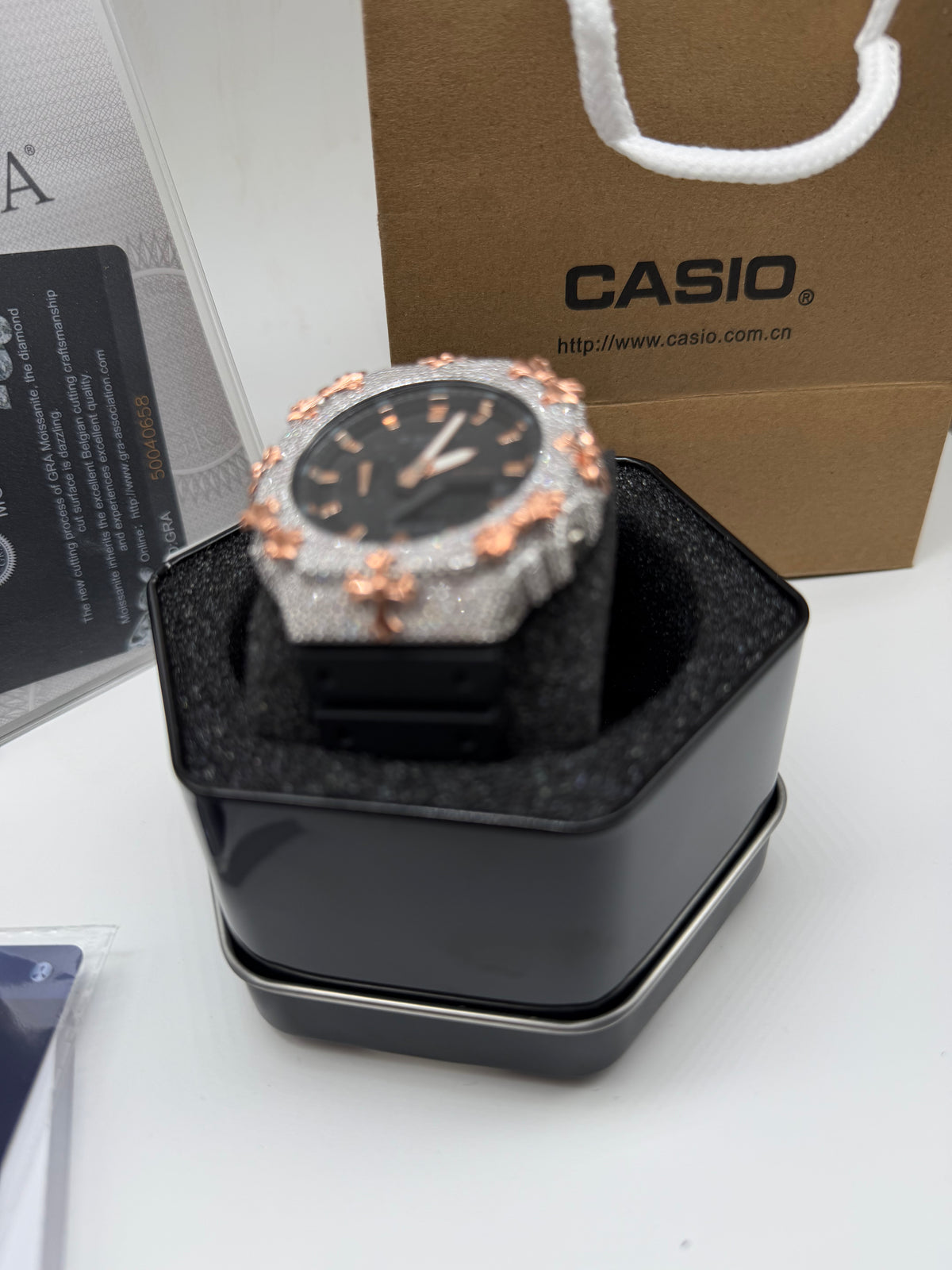 Black N Bronze Chrome ICED G