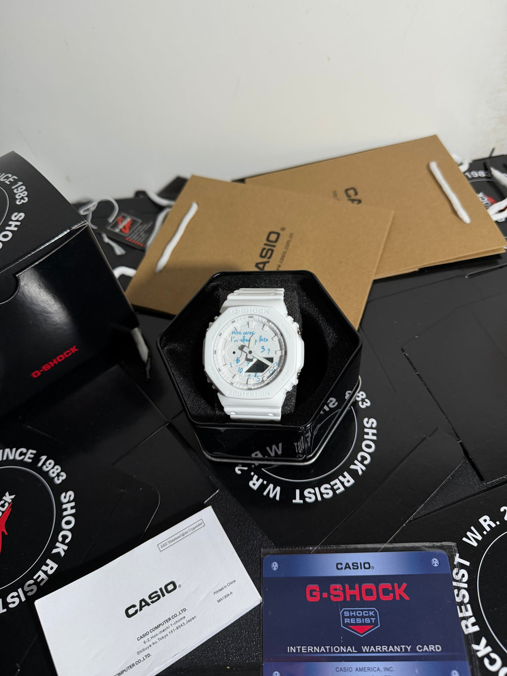 “Who Cares” G Custom Shocks