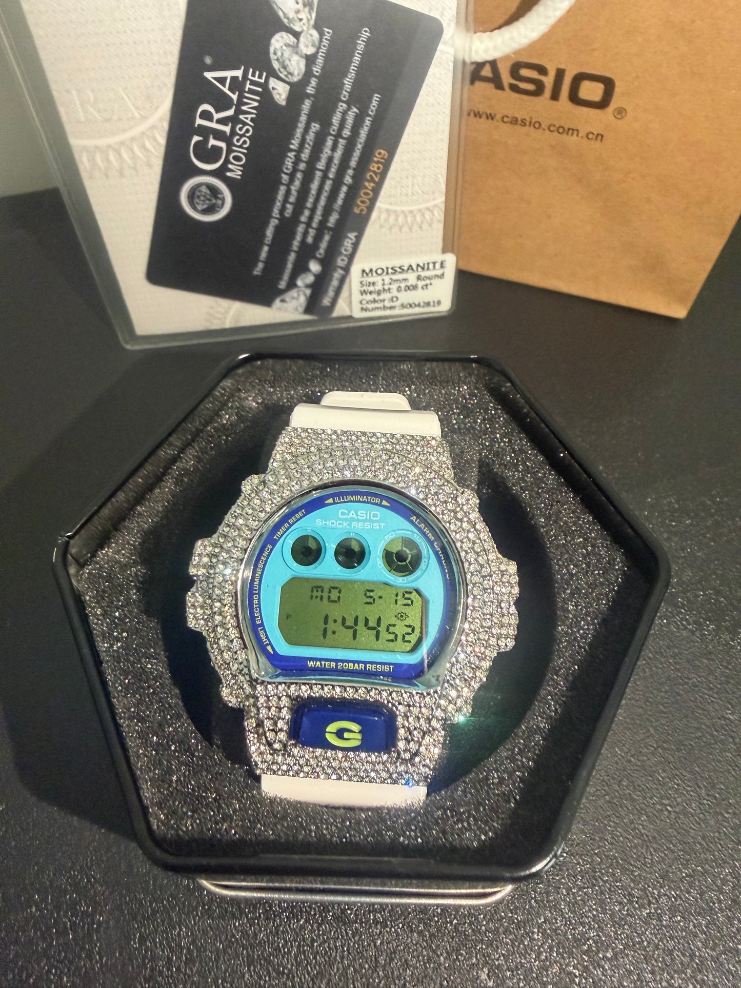 White Iced G Shock