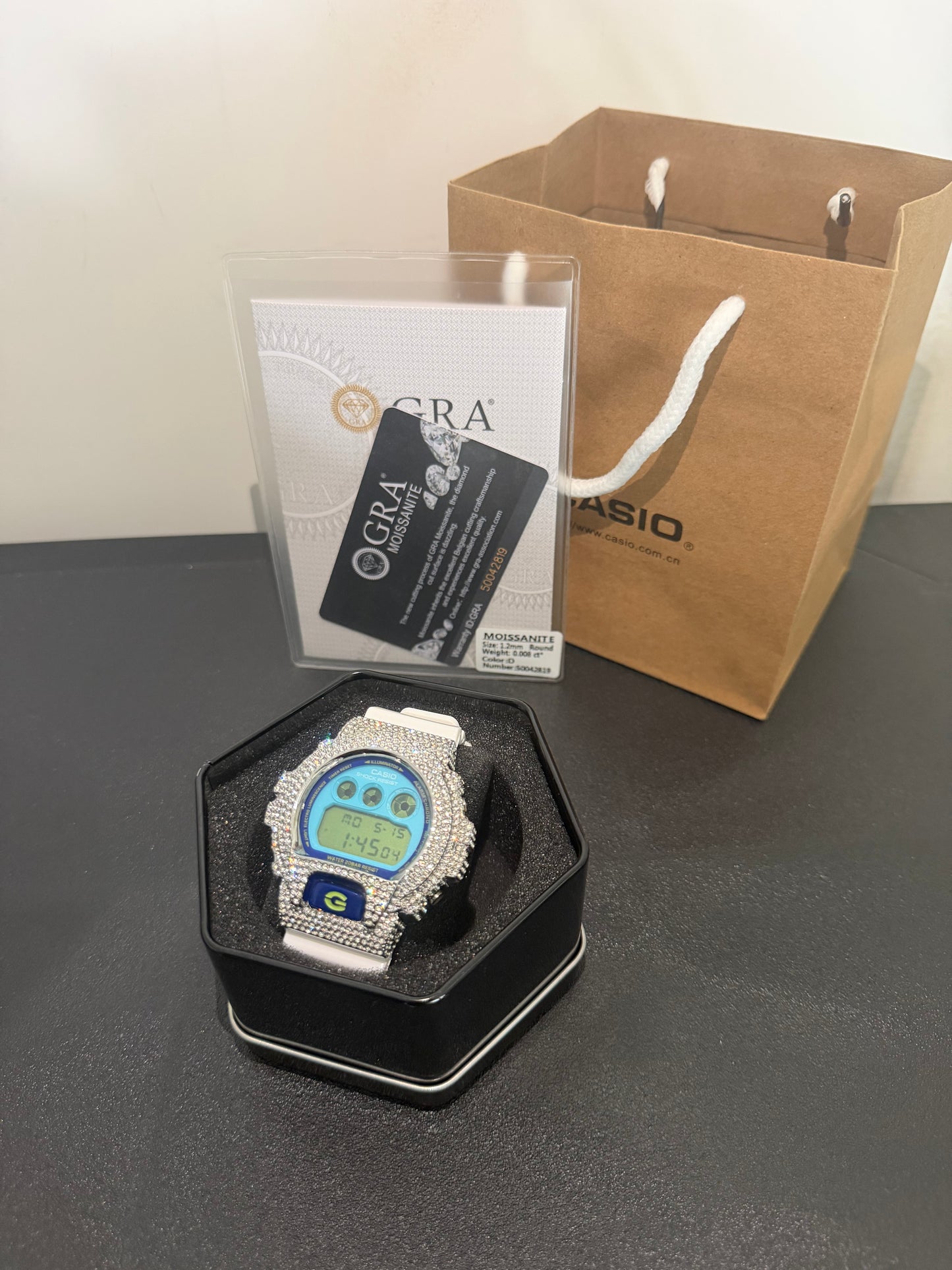 White Iced G Shock