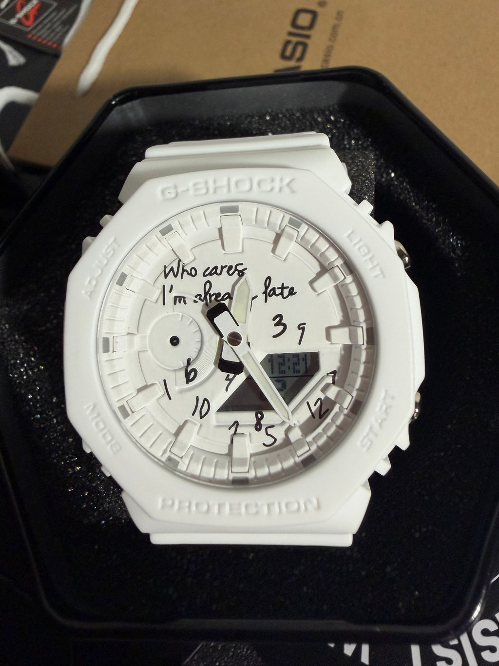 “Who Cares” G Custom Shocks