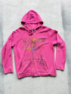 Pink Trendy Thermal hoodie