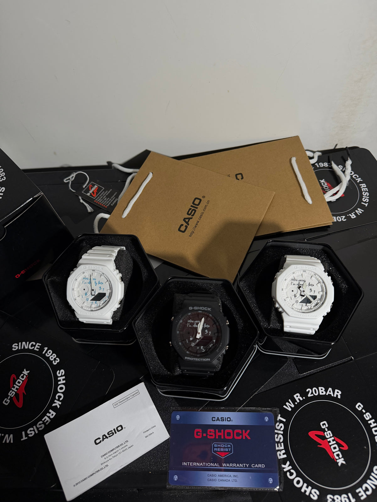 “Who Cares” G Custom Shocks
