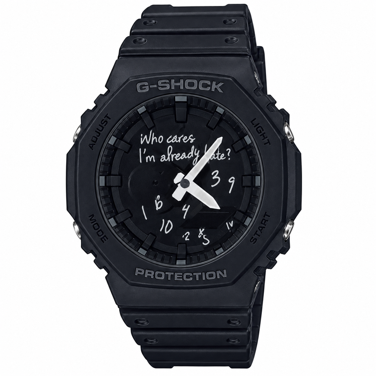 “Who Cares” G Custom Shocks