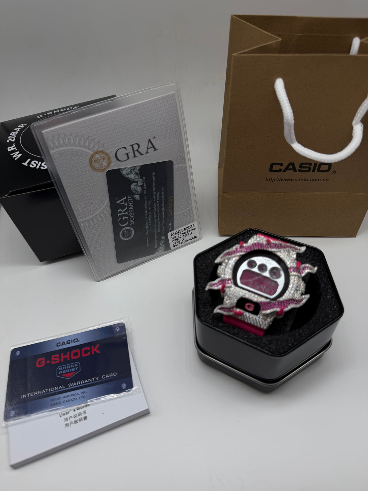 Pink Iced G Shock