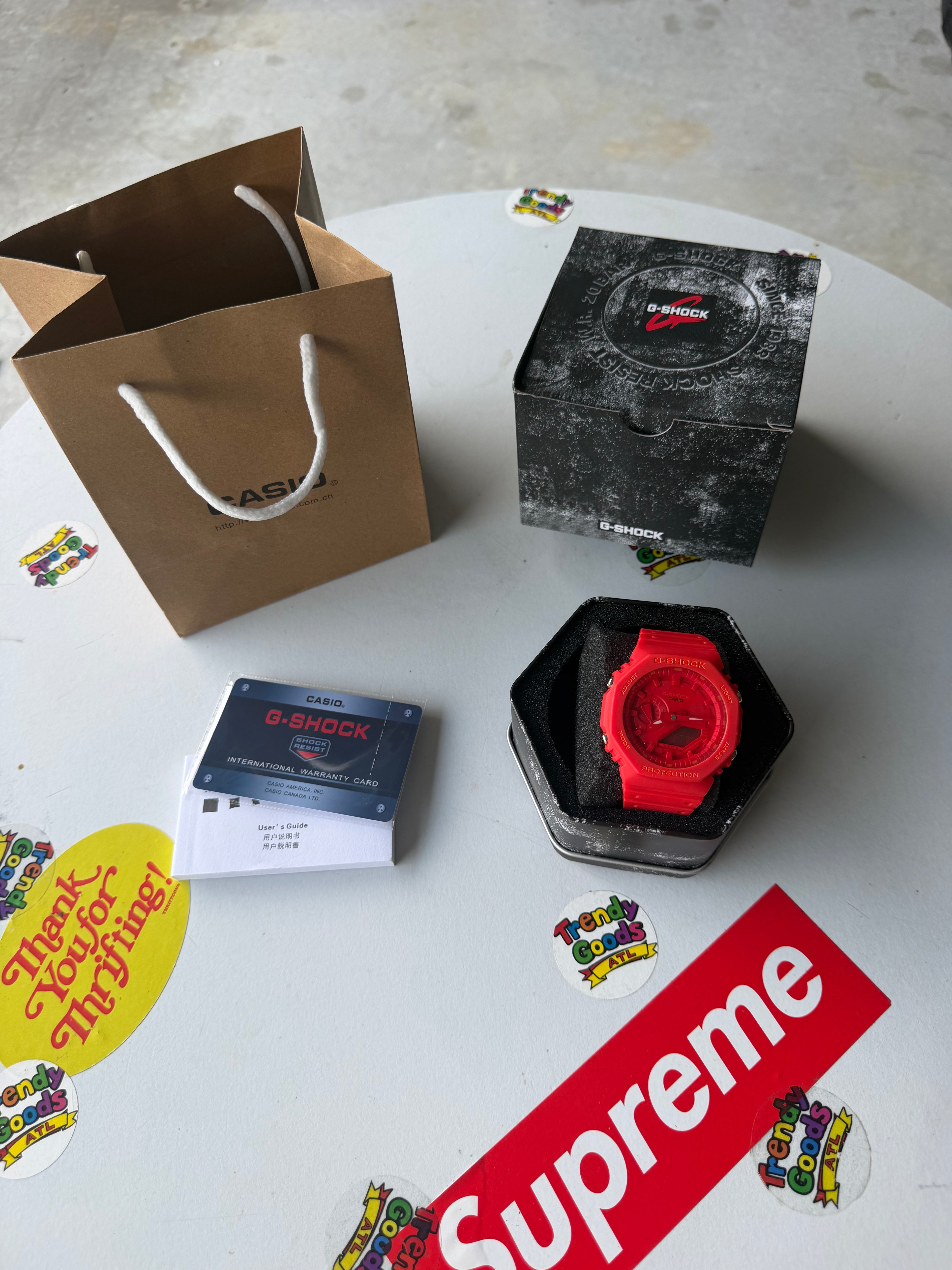 All Red G Shock