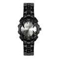Black N Silver Claw Watch