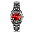 Silver N Red Claw Watch