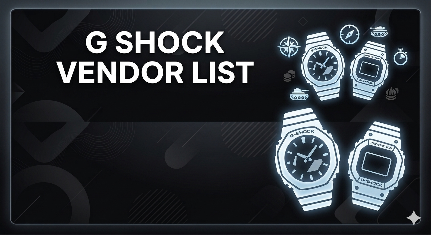 G- Shock Vendor