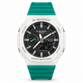 Turquoise & White G