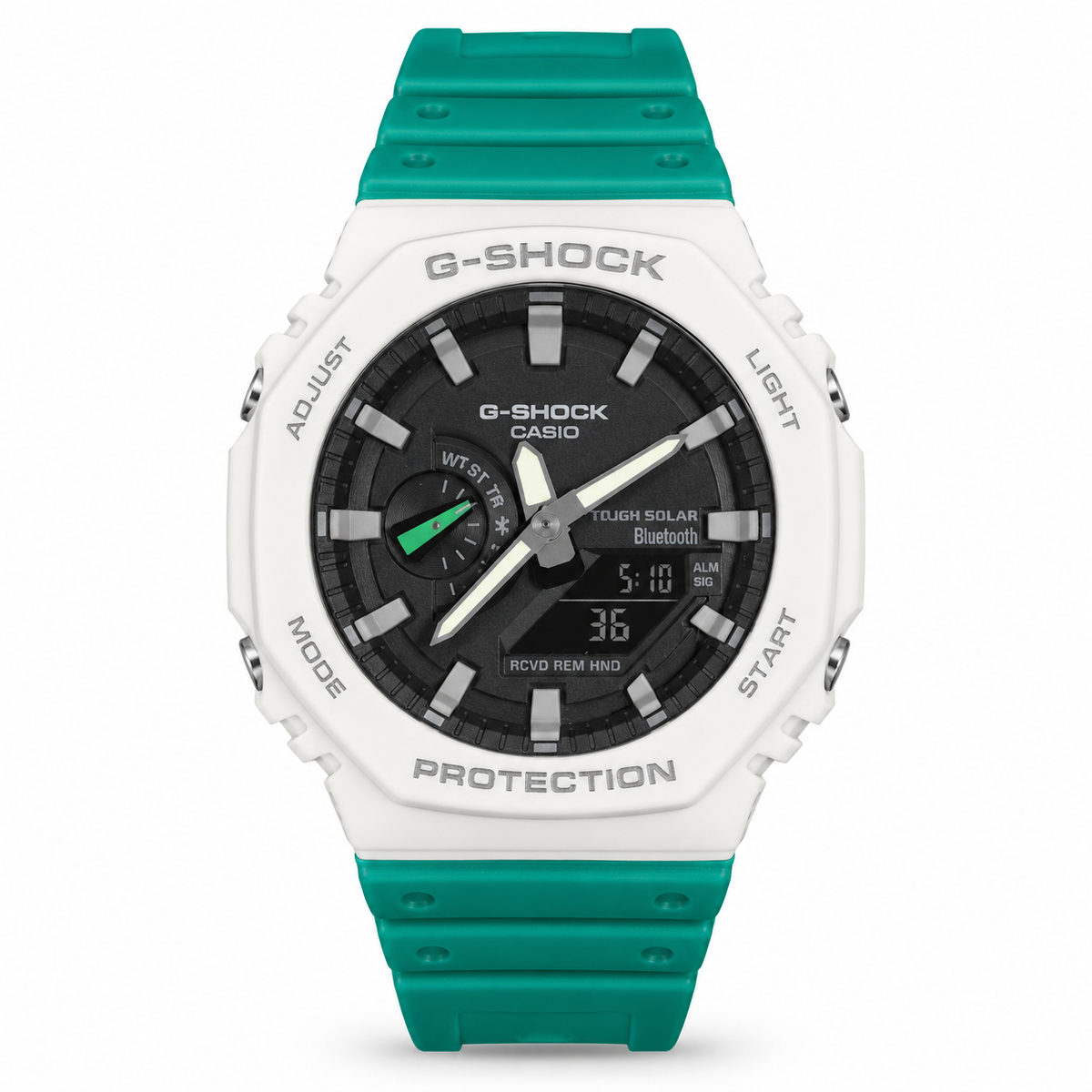Turquoise & White G