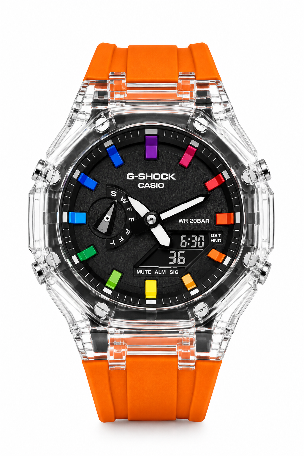 Orange & Clear