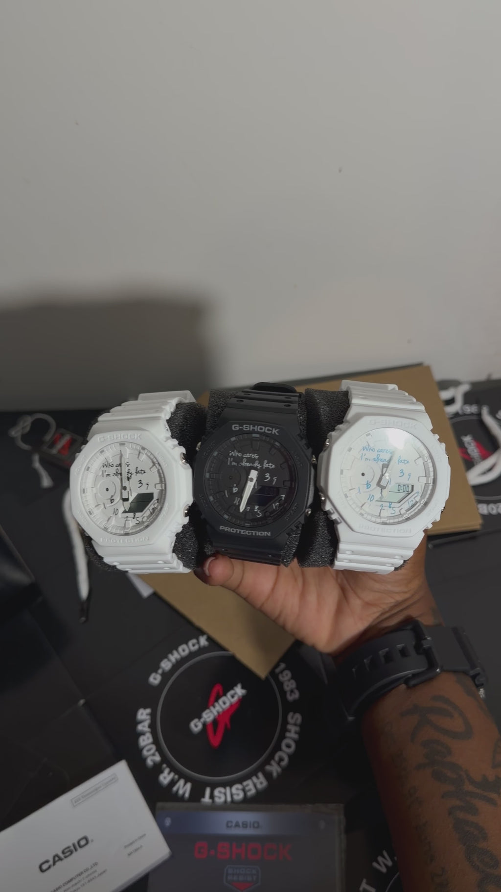“Who Cares” G Custom Shocks